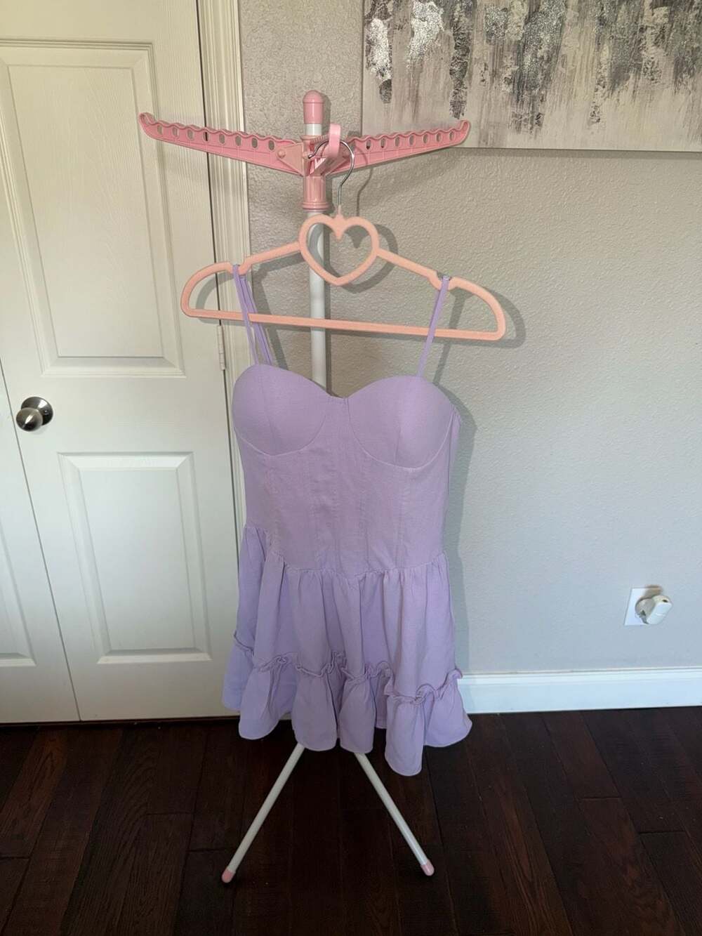 Fashion Nova Rose Garden Lavender Mini Dress
